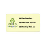 Eco-Friendly Tshirts and Gifts Custom Address Label