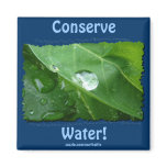 ECO FRIENDLY WATER CONSERVATION Gifts & Gear Fridge Magnets