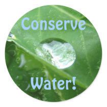 ECO FRIENDLY WATER CONSERVATION Gifts & Gear Sticker