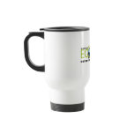 Eco Girl White Travel Mug