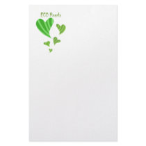 Eco Hearts Stationery Paper