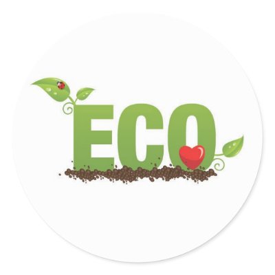 Eco-love Round Sticker by ckzdesign