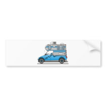 Eco Pick Up Camper Blue Bumper Stickers