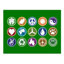 Eco Symbols Post Card