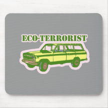 Eco-Terrorist Mouse Pad