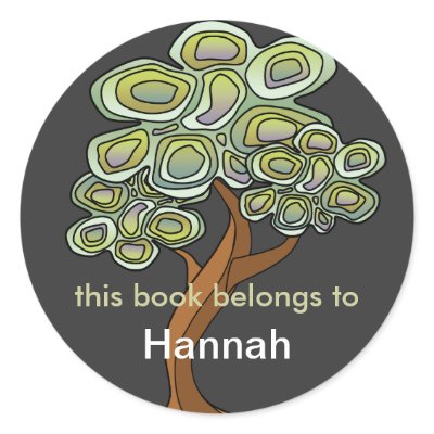 Eco Tree Book Label Sticker by kat_parrella