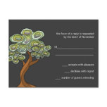 Eco Tree RSVP Response Card Post Cards