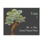 Eco Tree Table Guest Card Post Card