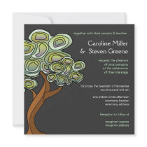 Eco Tree Wedding Invitation