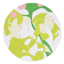 Eco Warrior Round Sticker