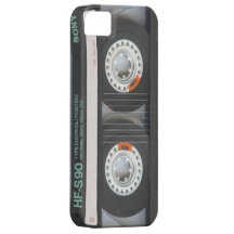 école 1980 de rétro caisse noire de cassette de l' coques iPhone 5 Case-Mate