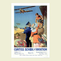 École de Curtiss de l'aviation (US02053) affiches