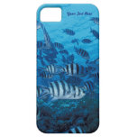 École des poissons rayés - texte de personnaliser coques Case-Mate iPhone 5