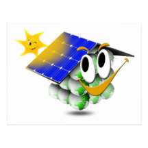 Ecologic house post cards