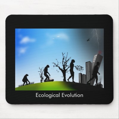 Ecological Evolution Mouse Pads by ilkervarer
