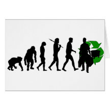 Ecologists environmental crusaders gear greeting card