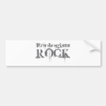 Ecologists Rock Bumper Stickers