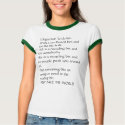 Ecology club to do list t-shirts