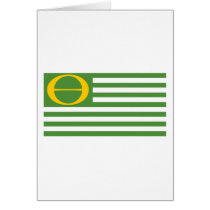 Ecology Flag Greeting Card
