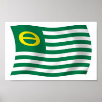 Ecology Movement Flag Poster Print