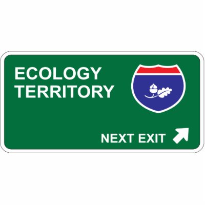 Ecology Next Exit Acrylic Cut Out by whatitis