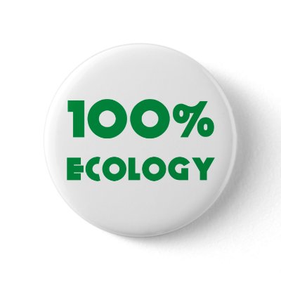 Ecology & Recycle Products and Designs! Pinback Button by whatevershop