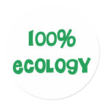 Ecology & Recycle Products and Designs! Round Stickers