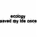Ecology Saved My Life Once photo sculptures