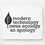 Ecology / Technology Quote Mousepad