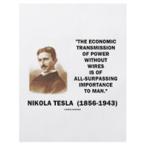 Economic Transmission Of Power Without Wires Custom Flyer