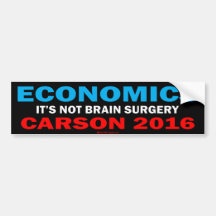 Economics - Brain Surgery Bumper Sticker