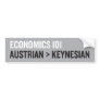 Economics Bumper Sticker