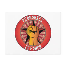 Economics Is Power Postcards