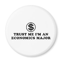 Economics Student Fridge Magnet