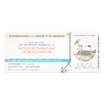 économies de carte d'embarquement de croisière la  invitation