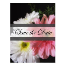 Économies de la marguerite 4 de Gerbera le mariage Carte Postale
