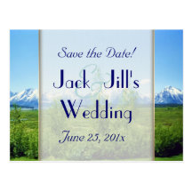Économies de MARIAGE de Tetons de ressort la date Cartes Postales