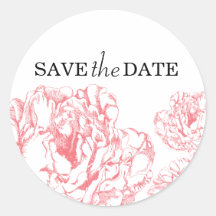 Économies de pivoine l'autocollant de date