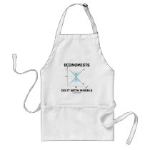 Economists Do It With Models (Economics Humour) Apron