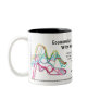 Economists Do It With Models Two-Tone Large Mug