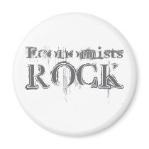 Economists Rock Refrigerator Magnet