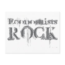 Economists Rock Postcards