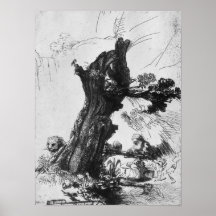 Écriture de St Jerome, 1648 Posters