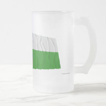Ecuador and Esmeraldas waving flags Mug