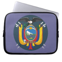 Ecuador Coat of Arms Laptop Computer Sleeve