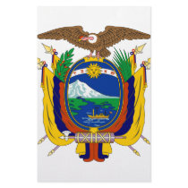 Ecuador coat of arms custom stationery