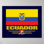 Ecuador Flag Poster