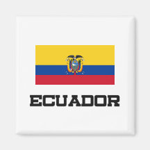 Ecuador Flag Refrigerator Magnet