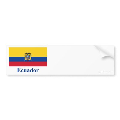 Ecuador Flag with Name by Vexillophile