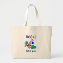 Écureuil de livres sacs en toile